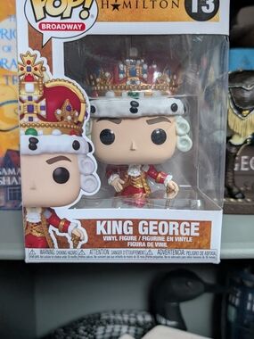 Funko King George Vinyl Figure - Red, Gold & White